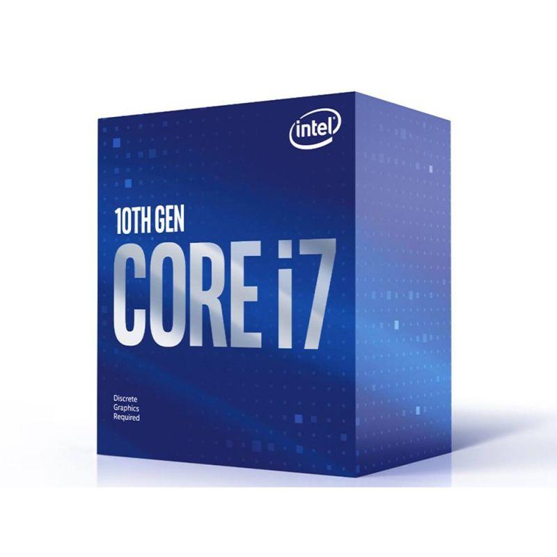 INTEL Core i7 10700F processor with 8 cores and sleek design.