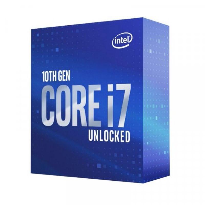 INTEL Core i7 10700K processor with 8 cores and high performance capabilities, ideal for gaming and content creation.