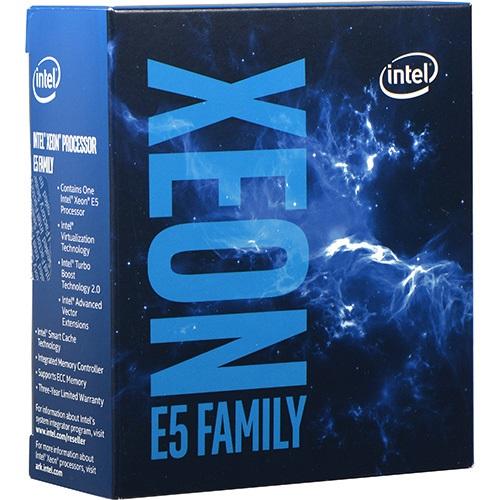 INTEL E5-2637v4 Quad Xeon CPU with 3.5GHz speed and 15MB cache, boxed for protection.