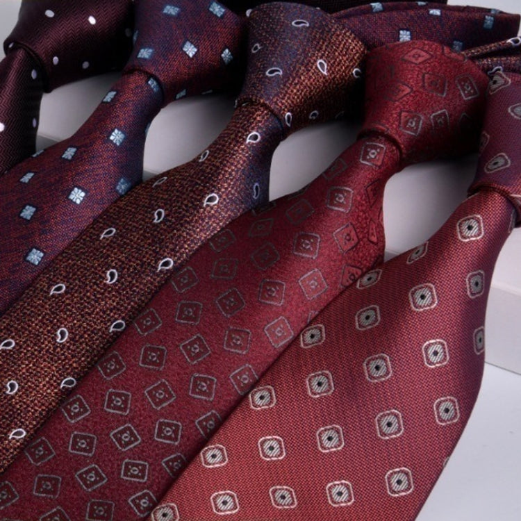 JHX13 Men Formal Business Jacquard Tie in various colors, showcasing its intricate jacquard design and luxurious polyester silk material.