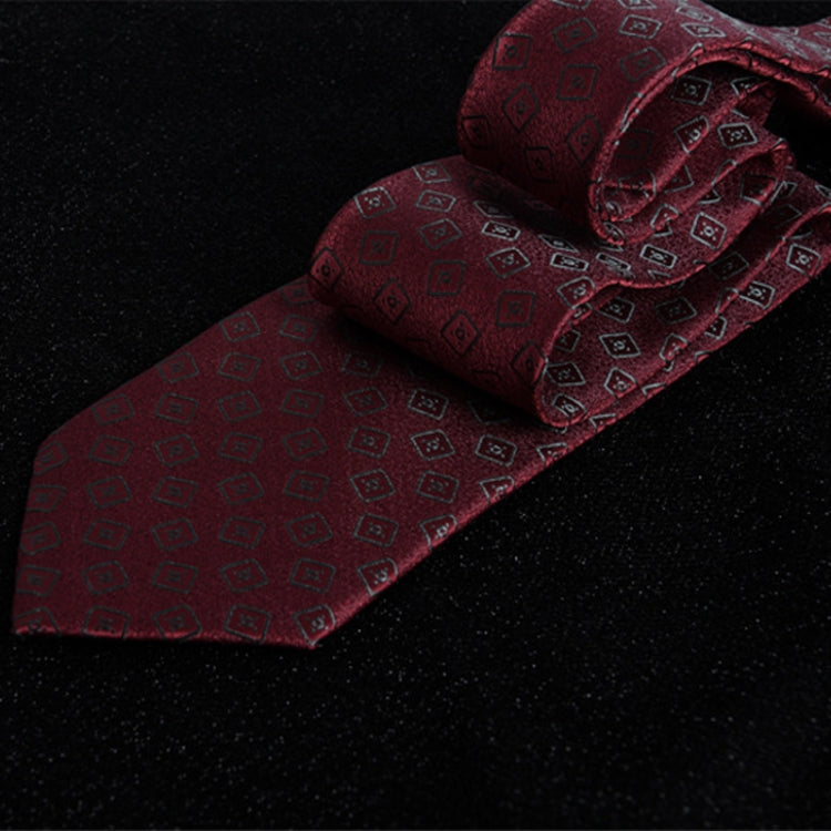 JHX13 Men Formal Business Jacquard Tie in various colors, showcasing its intricate jacquard design and luxurious polyester silk material.