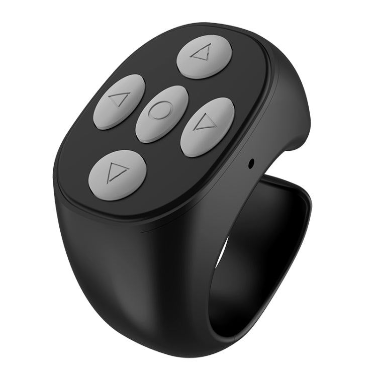 JX-05 Bluetooth Remote Control Smart Ring, ergonomically designed for comfortable use, featuring five buttons for mobile control.