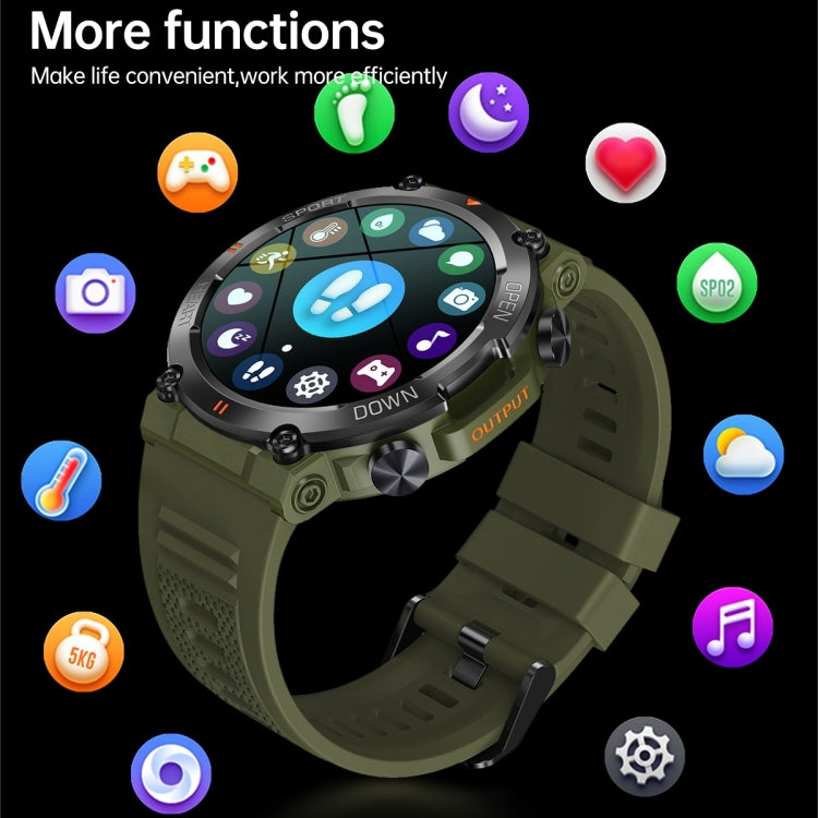 K56 Pro Smart Steel Strap Wristband with 1.39 inch display, showcasing health monitoring features and Bluetooth connectivity.