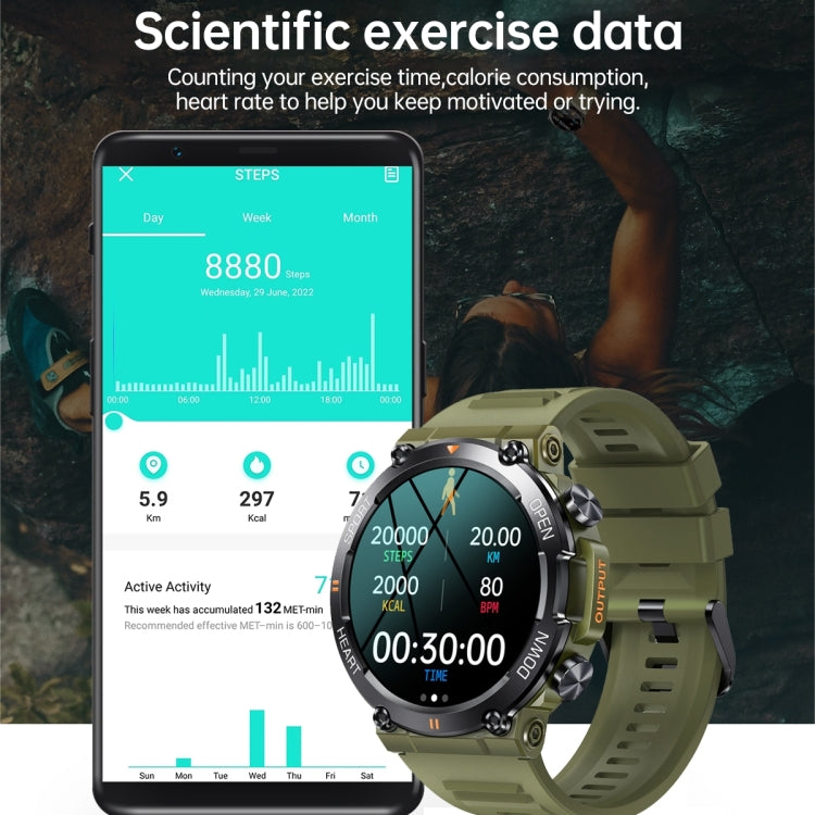 K56 Pro Smart Steel Strap Wristband with 1.39 inch display, showcasing health monitoring features and Bluetooth connectivity.