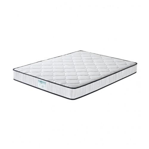 King Size Mattress featuring 6 turn pocket coil springs and soft foam, elegantly designed for comfort and support.