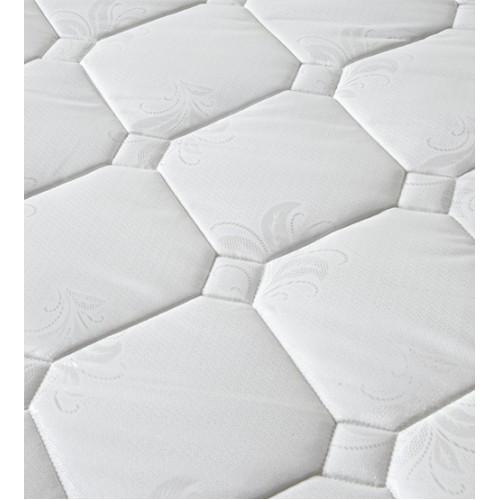 King Size Mattress featuring 6 turn pocket coil springs and soft foam, elegantly designed for comfort and support.