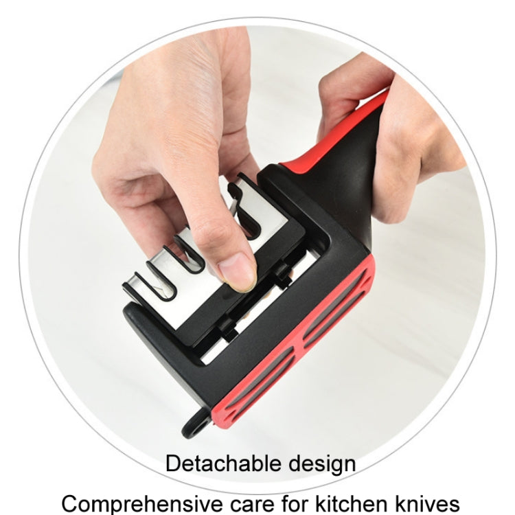 Kitchen Multifunctional Hangable Multi-segment Handheld Knife with hook design for easy storage and cleaning.