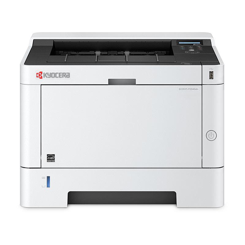 KYOCERA P2040DN Laser printer showcasing its compact design and advanced features.