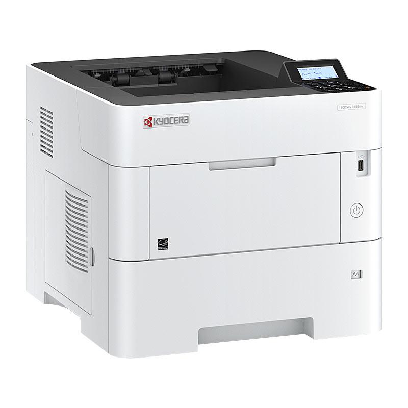 KYOCERA P3155DN Laser printer showcasing its sleek design and advanced features.