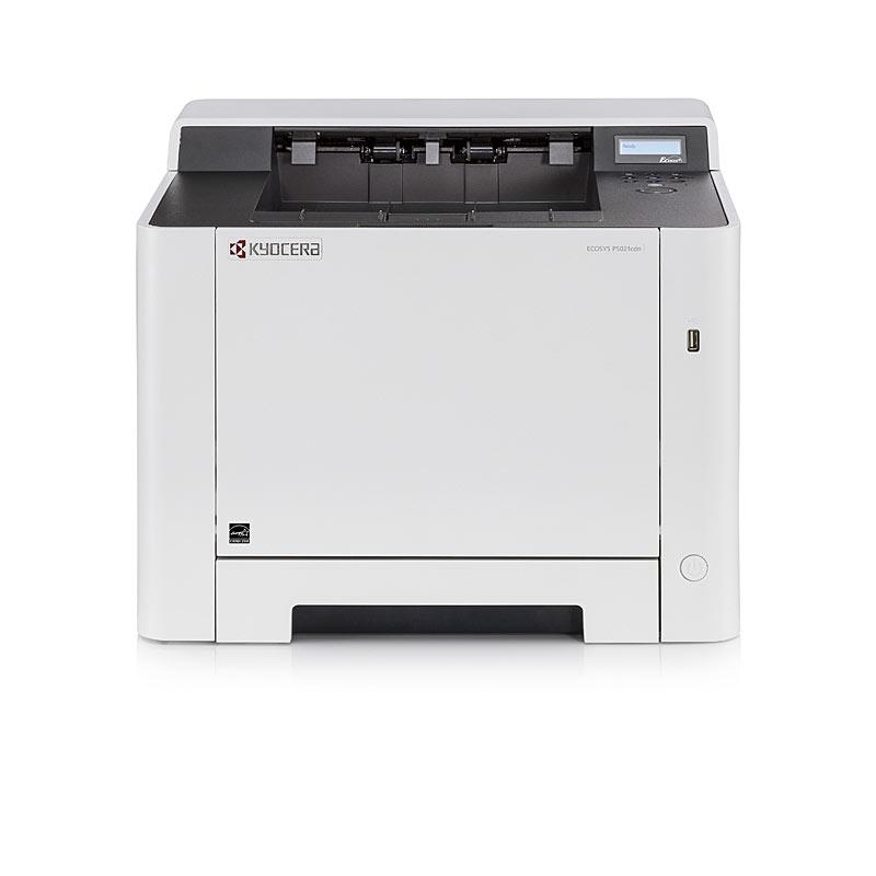 KYOCERA P5021CDN Clear Laser printer showcasing its sleek design and advanced features.