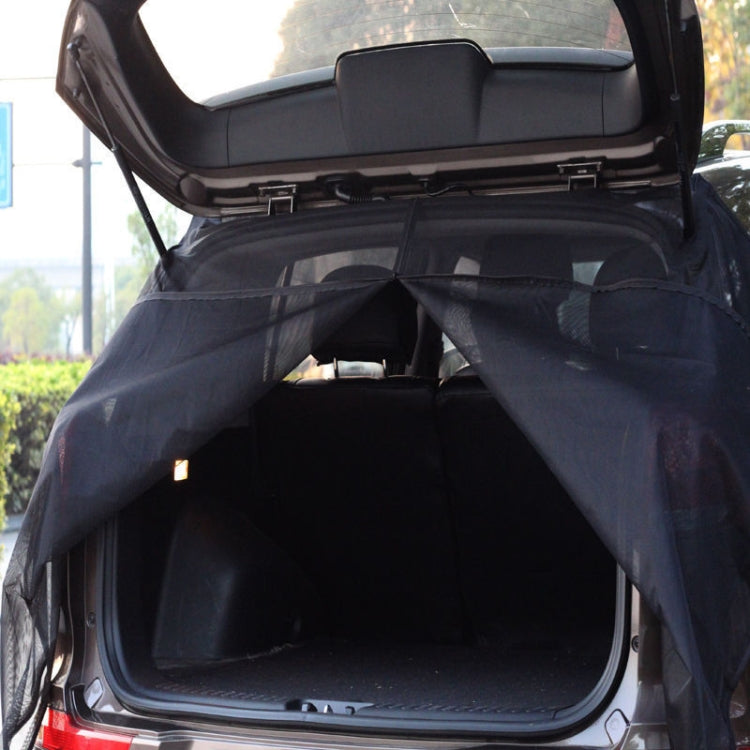 L 162 x 150cm Car Tailgate Anti-Mosquito and Insect Screens, featuring a high-density nylon net design for effective insect protection.