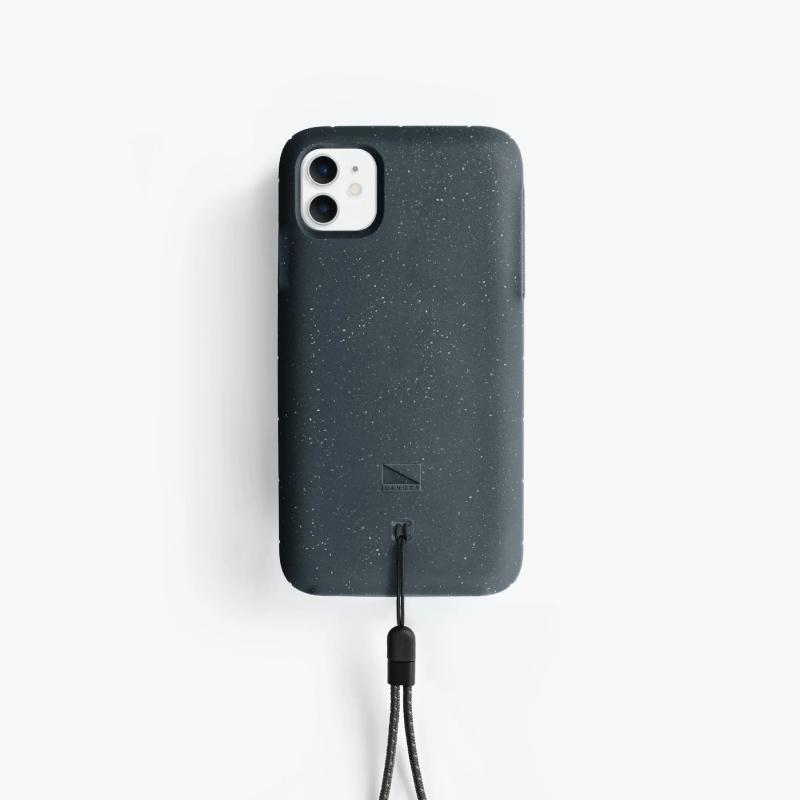 LANDER Moab iP11 Black phone case showcasing its sleek design and durable material, perfectly fitting an iPhone 11.