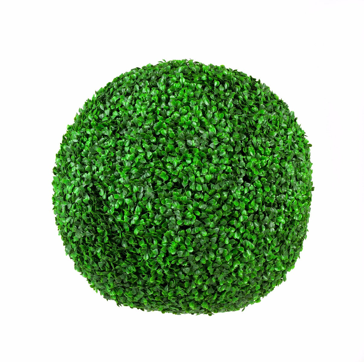 Large 48cm Box Wood Topiary Ball, UV stabilised, vibrant green color, perfect for indoor and outdoor decor.