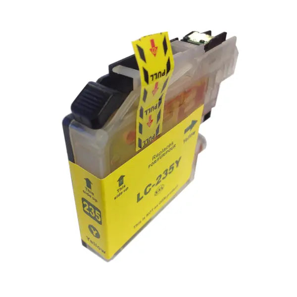 LC235XL Yellow Premium Compatible Inkjet Cartridge with vibrant yellow ink for high-quality printing.