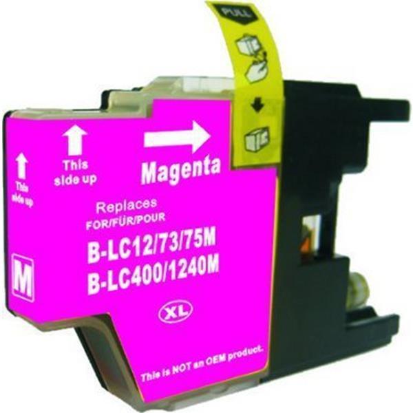 LC73XL Magenta Compatible Inkjet Cartridge showcasing vibrant magenta color and professional design.