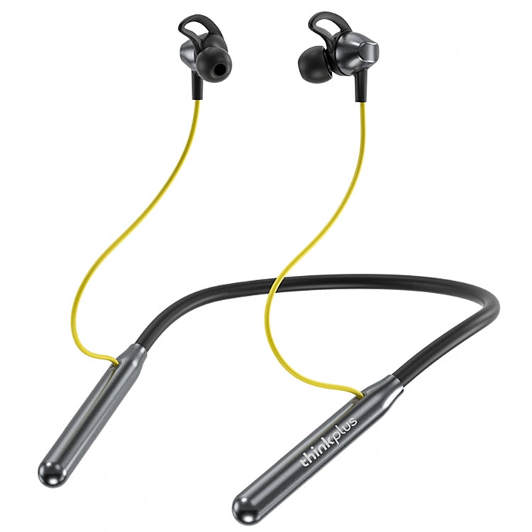 Lenovo BT10 Bluetooth 5.2 Neck-Mounted Sports Earphone in black, showcasing its ergonomic design and comfortable neckband.