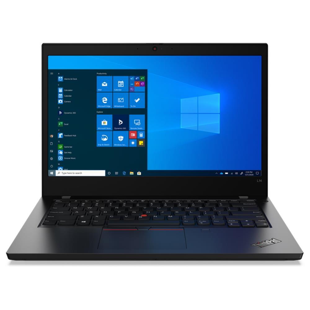 LENOVO ThinkPad L14 laptop showcasing its 14-inch FHD IPS display and sleek design.