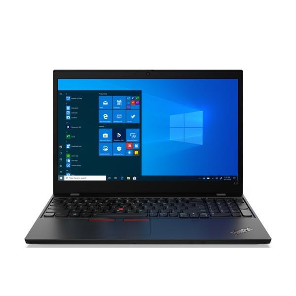 LENOVO ThinkPad L15 laptop with a 15.6-inch FHD display, Intel i5 processor, and sleek design, showcasing its ports and features.