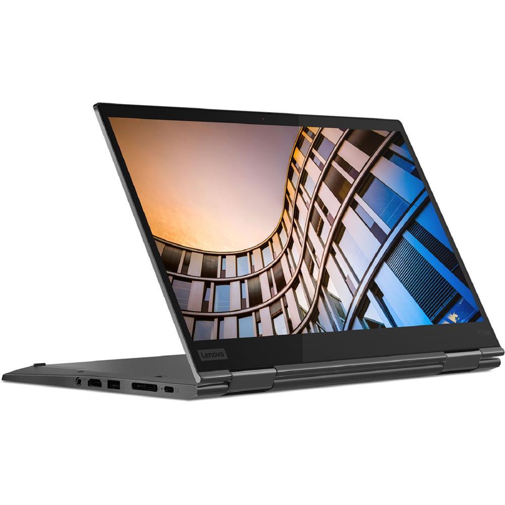 LENOVO Thinkpad X1 Yoga G4 14-inch flip touchscreen laptop with Intel i7 processor, showcasing its sleek design and vibrant display.