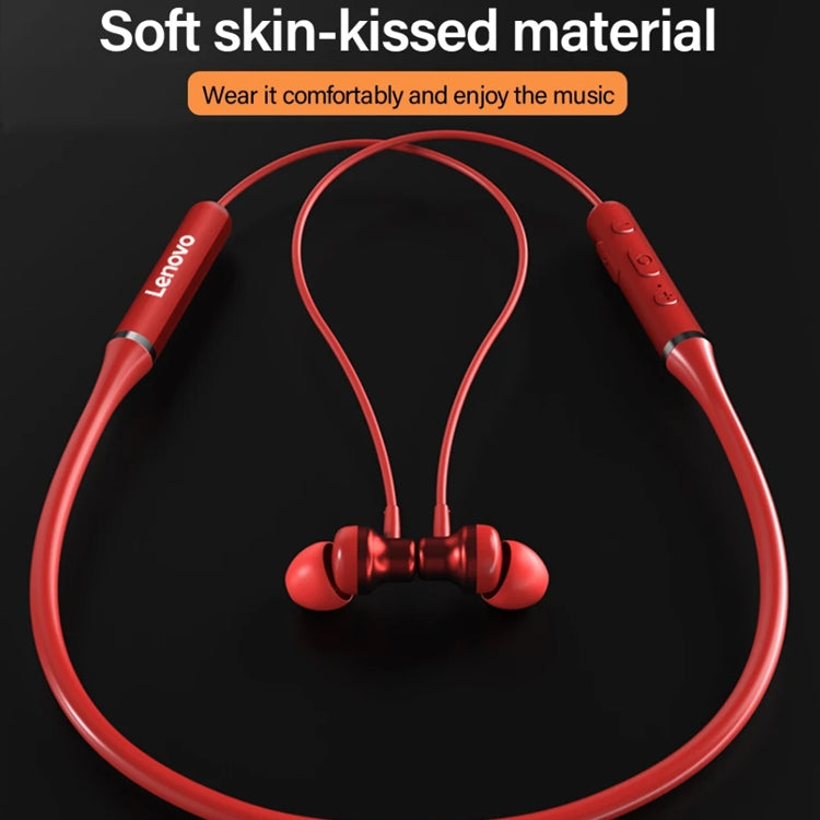 Lenovo XE05 Pro Bluetooth 5.0 Neck-mounted Sports Earphone with a sleek design, showcasing its comfortable neckband and earbud style.