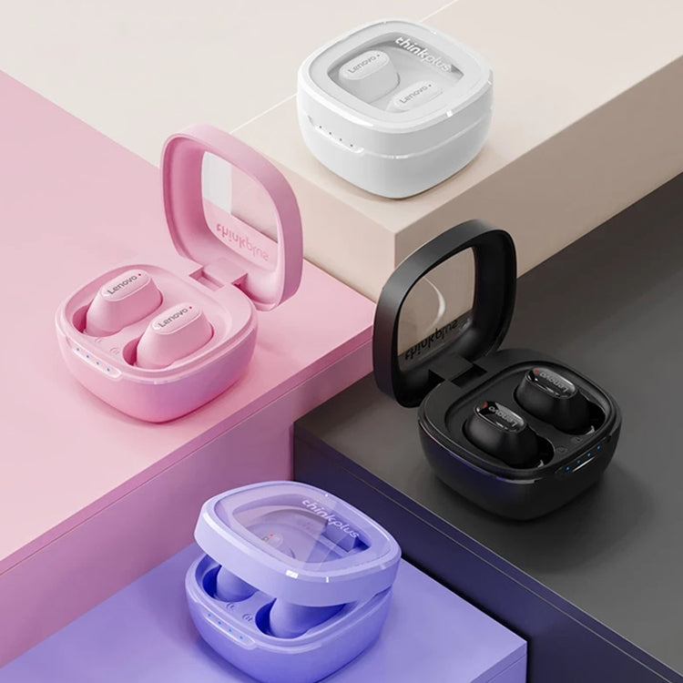 Lenovo XT62 Bluetooth 5.3 In-Ear Noise Reduction Wireless Bluetooth headphones in a compact design, showcasing their sleek appearance and comfortable fit.