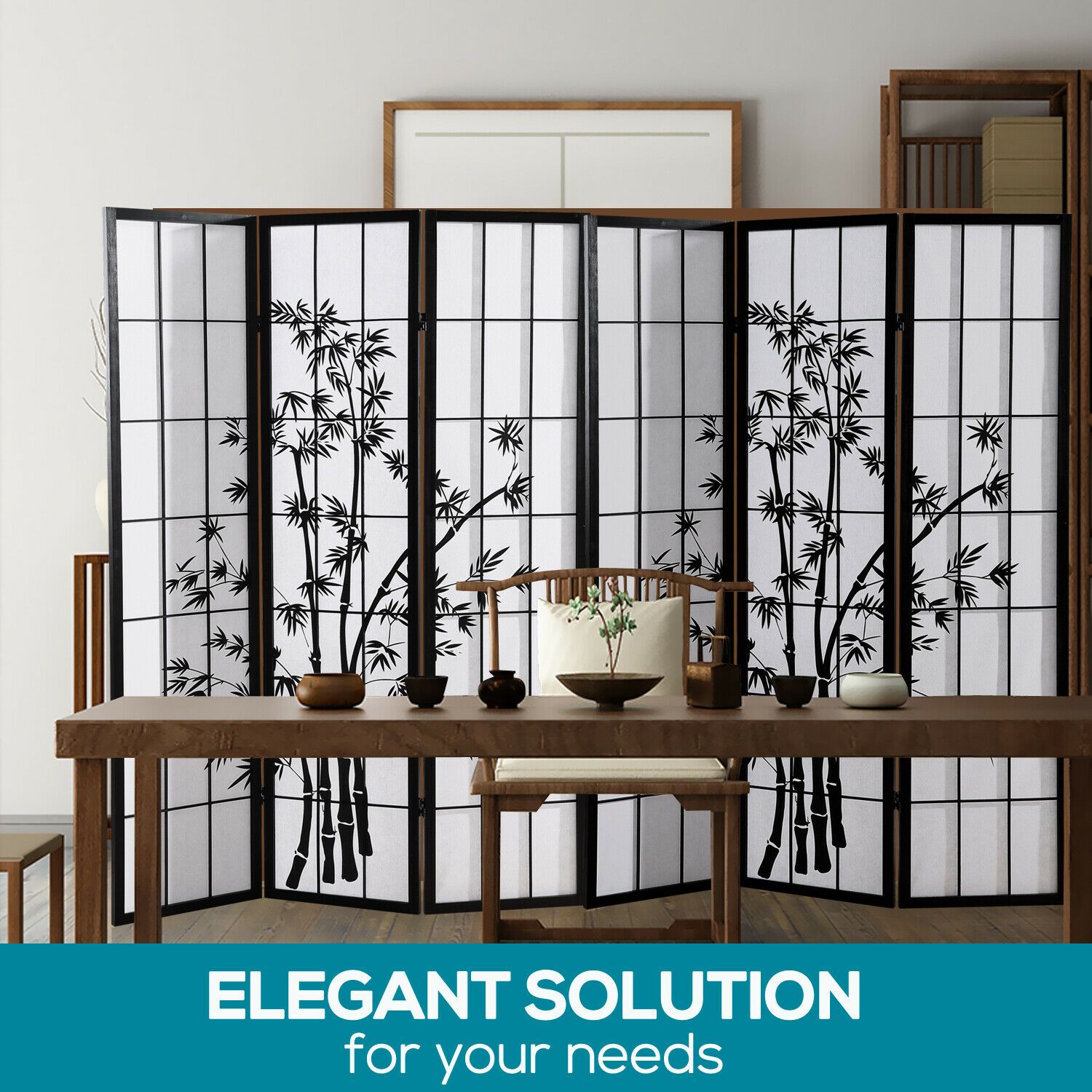 Levede 3 Panel Free Standing Foldable Room Divider showcasing its stylish design and functionality in a modern setting.