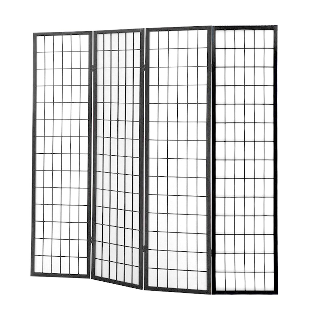 Levede 4 Panel Free Standing Foldable Room Divider Privacy Screen showcasing its stylish design and functionality in a modern setting.