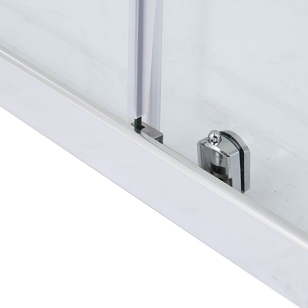 Shower door bottom rail hinge