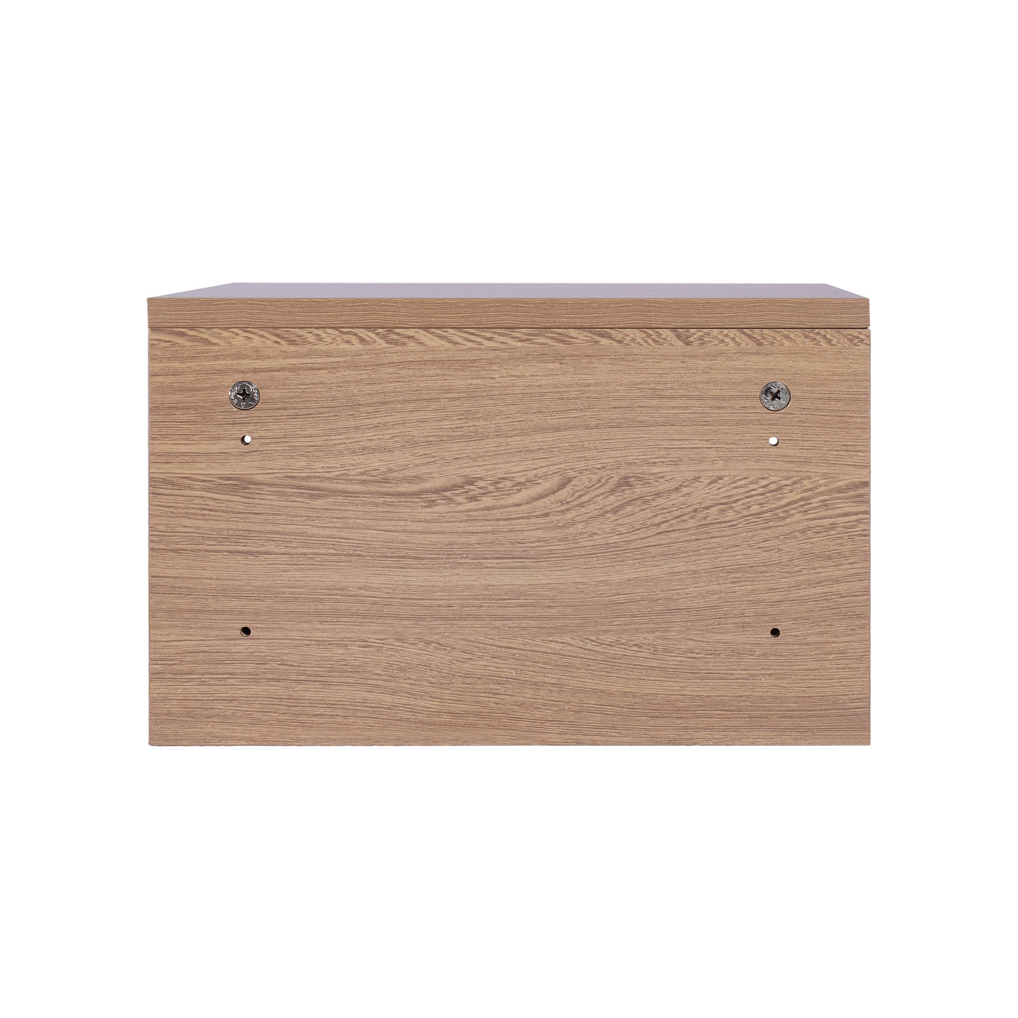 Levede Bedside Tables featuring LED light, modern design, and oak finish, mounted on the wall with storage drawers.