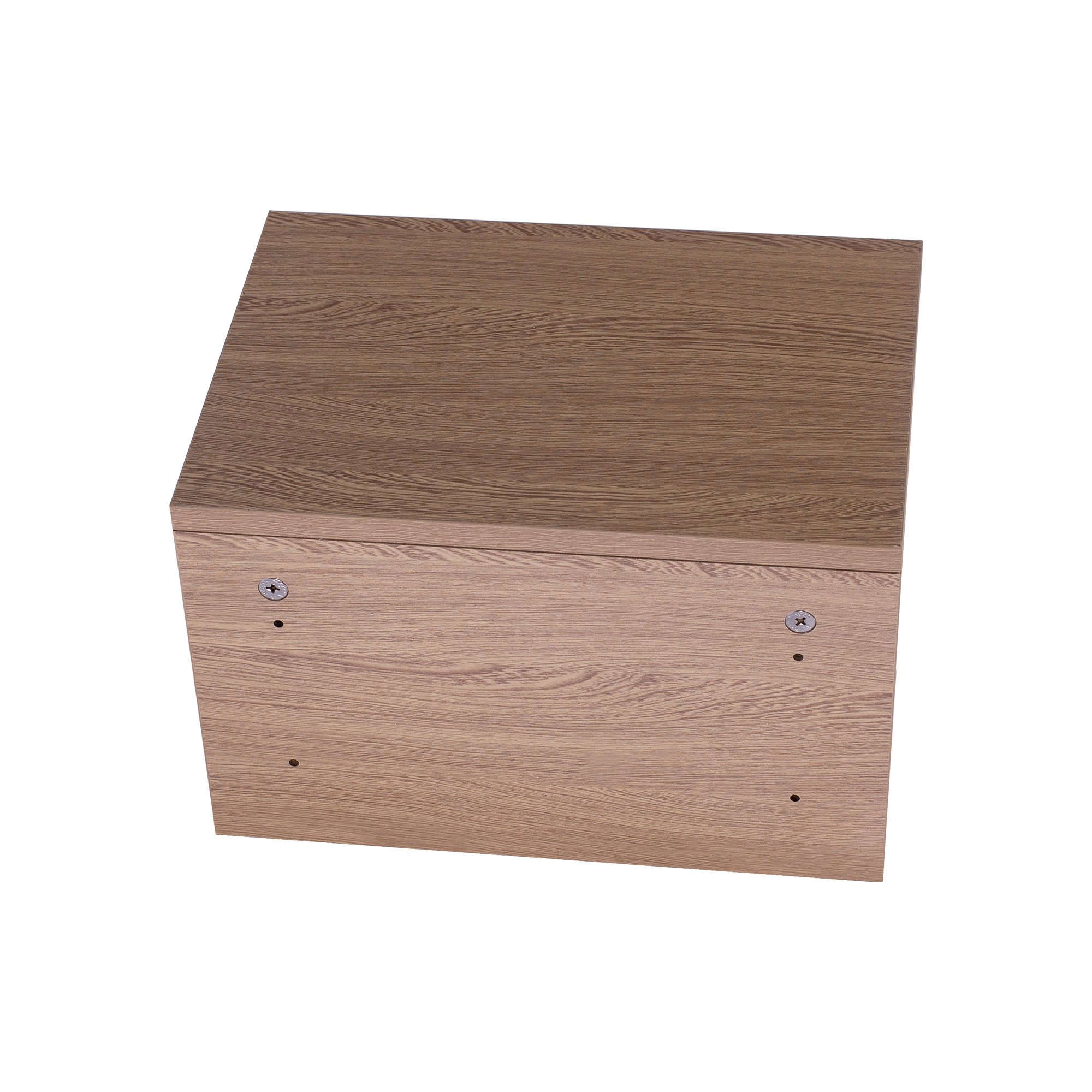 Levede Bedside Tables featuring LED light, modern design, and oak finish, mounted on the wall with storage drawers.