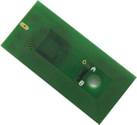 Lexmark 100XL 'A' Cyan Replacement Chip for OEM cartridges, designed for high-quality printing.