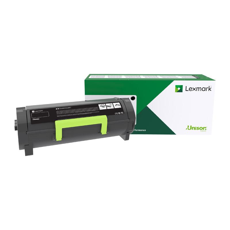 LEXMARK 56F6000 Black Toner cartridge, designed for high-quality printing, yielding 6,000 pages, compatible with various Lexmark printers.