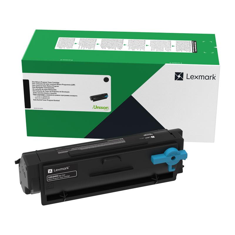 LEXMARK 55B6H00 HY Black Toner cartridge, designed for high yield and quality printing, compatible with Lexmark printers.