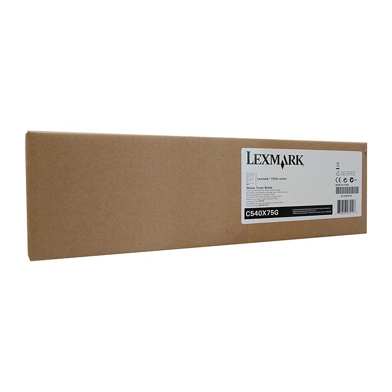 LEXMARK C540X75G Waste Bottle for Lexmark printers, designed for high yield and easy installation.