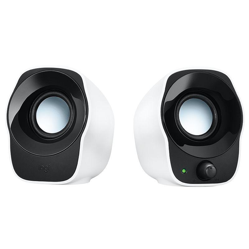 LOGITECH Z120 Speakers with a sleek design and adjustable volume control, perfect for enhancing audio experience.