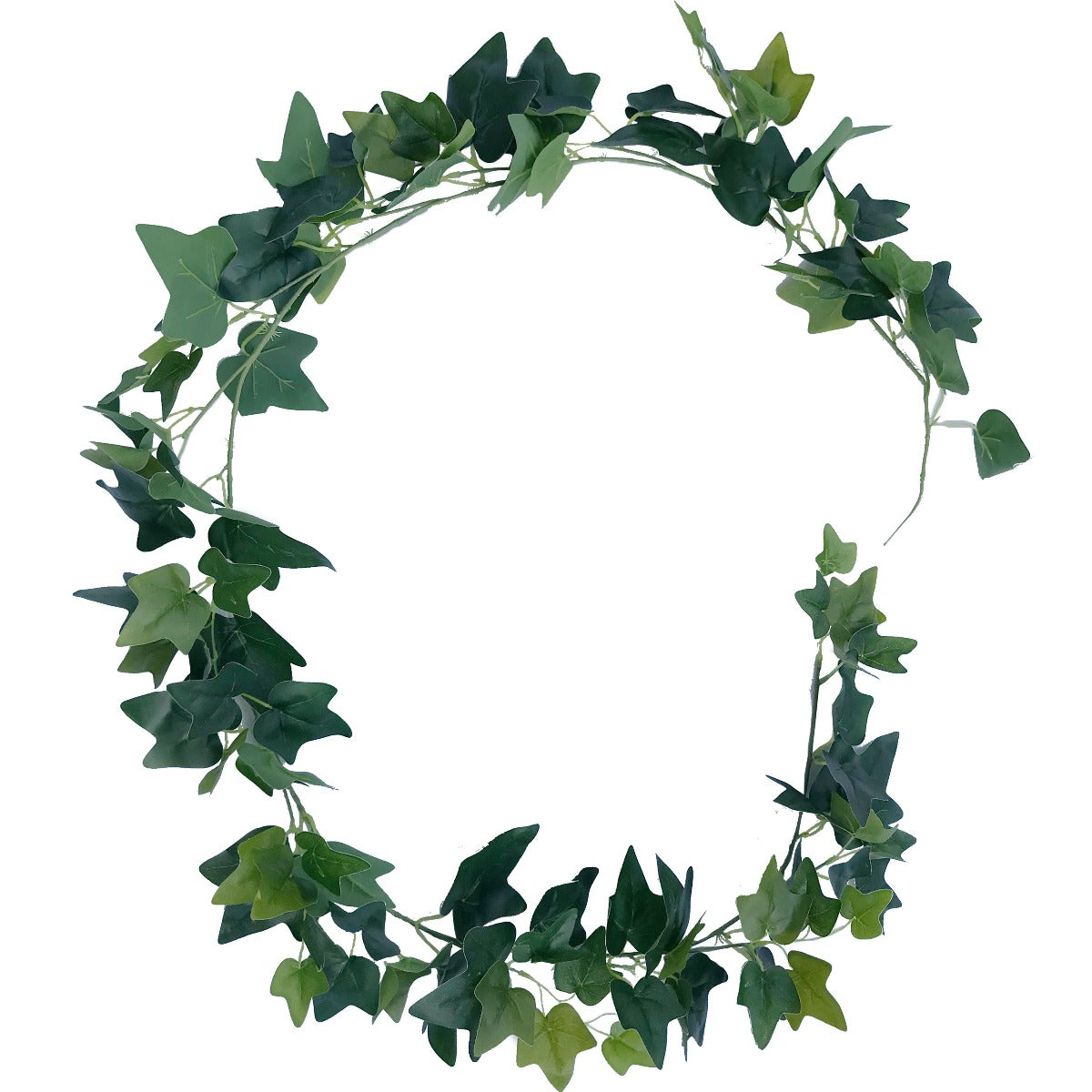 Long Two-tone Ivy Garland UV 190cm, featuring lush green leaves and a realistic design, perfect for versatile decor.