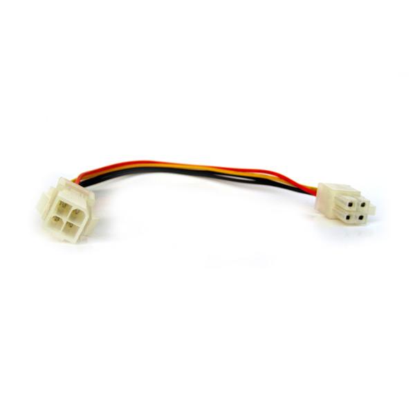 Mainboard 4 PIN 12v Extension Cable with 4-pin ATX plug and jack, designed for power supply extension.