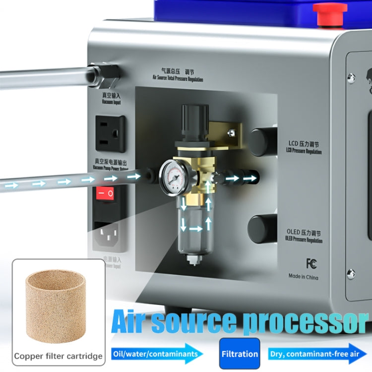 Mechanic GAN-01 FENIX 8 inch constant temperature lamination machine with an intelligent touch screen and dual heat source technology.