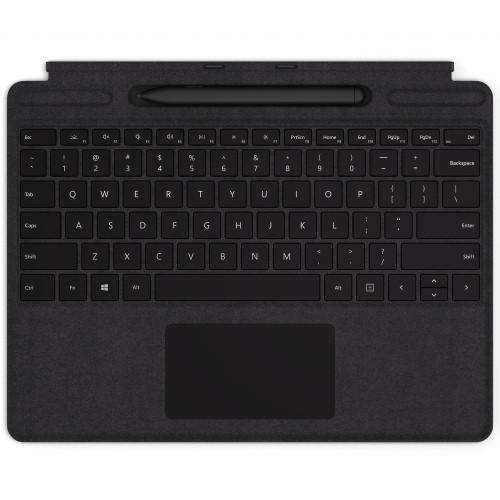 Microsoft Surface Pro X Signature Keyboard with Slim Pen Bundle, showcasing a sleek design and premium materials.