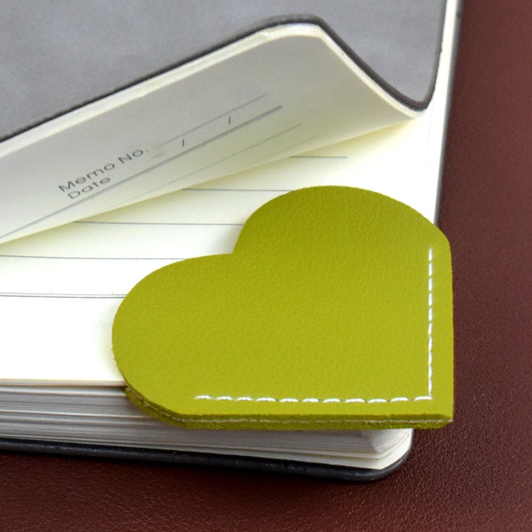 Mini Business Student Library notebook in heart shape, made of PU leather with a velvet inner layer, perfect for note-taking.