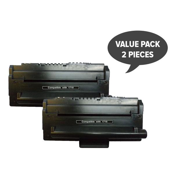 ML-1710 Premium Generic Toner cartridges, two-pack, compatible with multiple printer models.