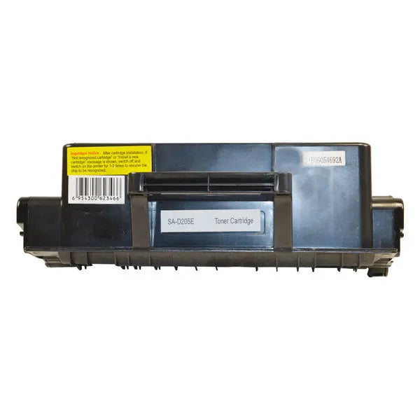 MLT-D205E Black Premium Generic Toner cartridge, designed for high-quality printing with a sleek black design.