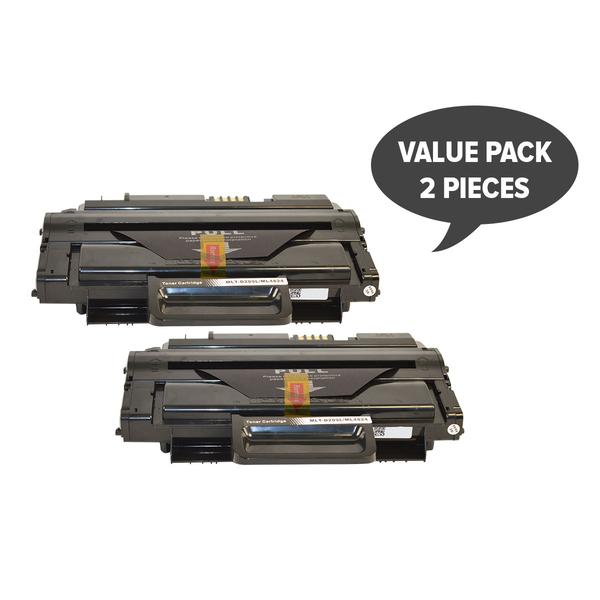 Two MLT-D209L generic toner cartridges for Samsung printers, showcasing their sleek design and packaging.