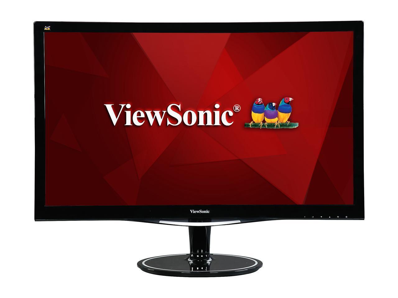 ViewSonic VX2757-MHD 27-inch LED gaming monitor with Full HD display and built-in speakers.