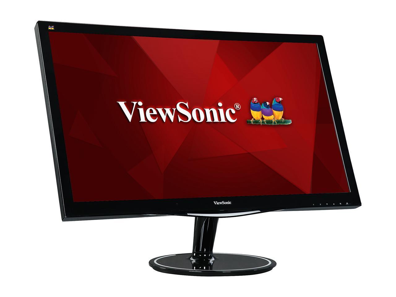 ViewSonic VX2757-MHD 27-inch LED gaming monitor with Full HD display and built-in speakers.