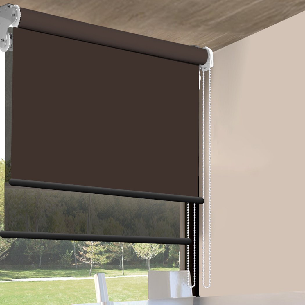 Modern Day/Night Double Roller Blinds in elegant design, showcasing dual layer functionality and high-quality polyester material.