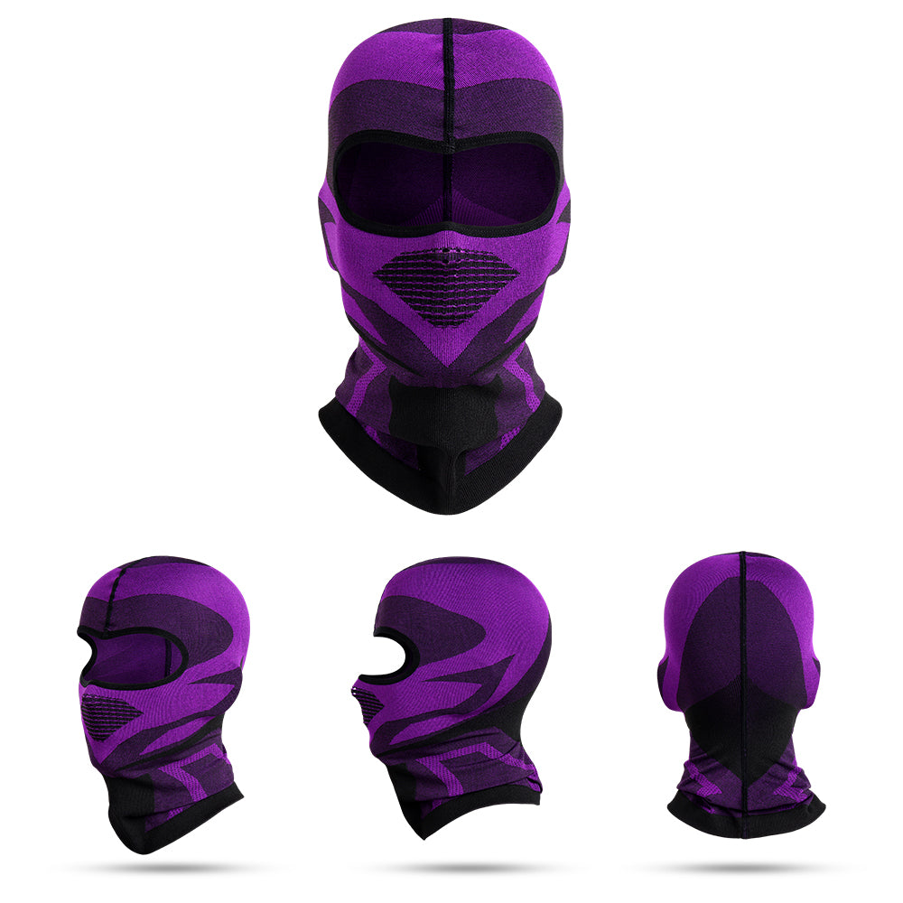 Motorcycle Balaclava Full Face Mask in various colors, designed for breathability and wind protection during outdoor activities.