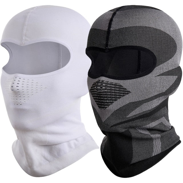 Motorcycle Balaclava Full Face Mask in various colors, designed for breathability and wind protection during outdoor activities.