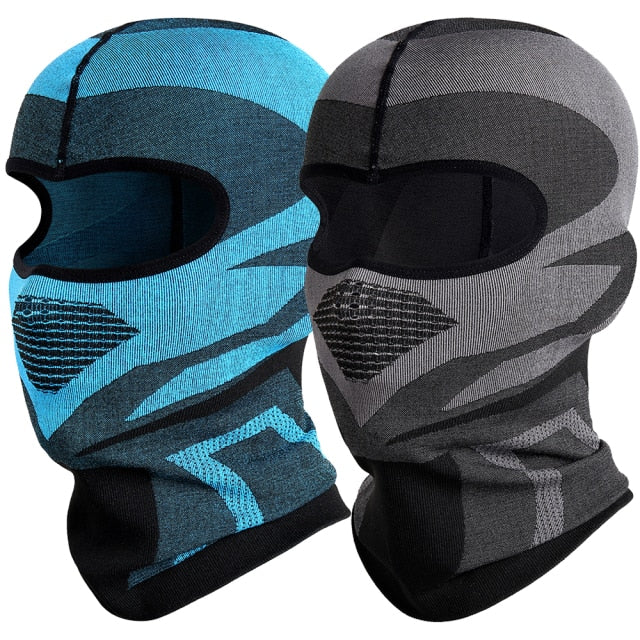 Motorcycle Balaclava Full Face Mask in various colors, designed for breathability and wind protection during outdoor activities.