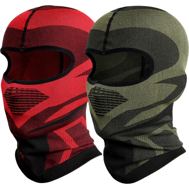 Motorcycle Balaclava Full Face Mask in various colors, designed for breathability and wind protection during outdoor activities.